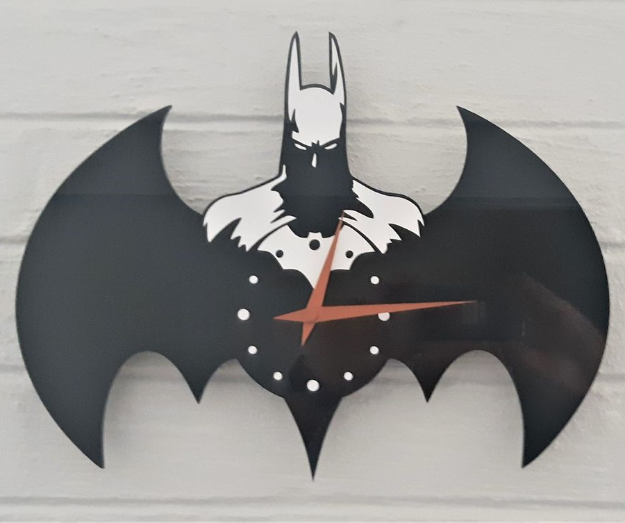 Laser Cut Batman Acrylic Wall Cloc