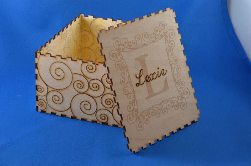 Laser Cut Decorative Wooden Box