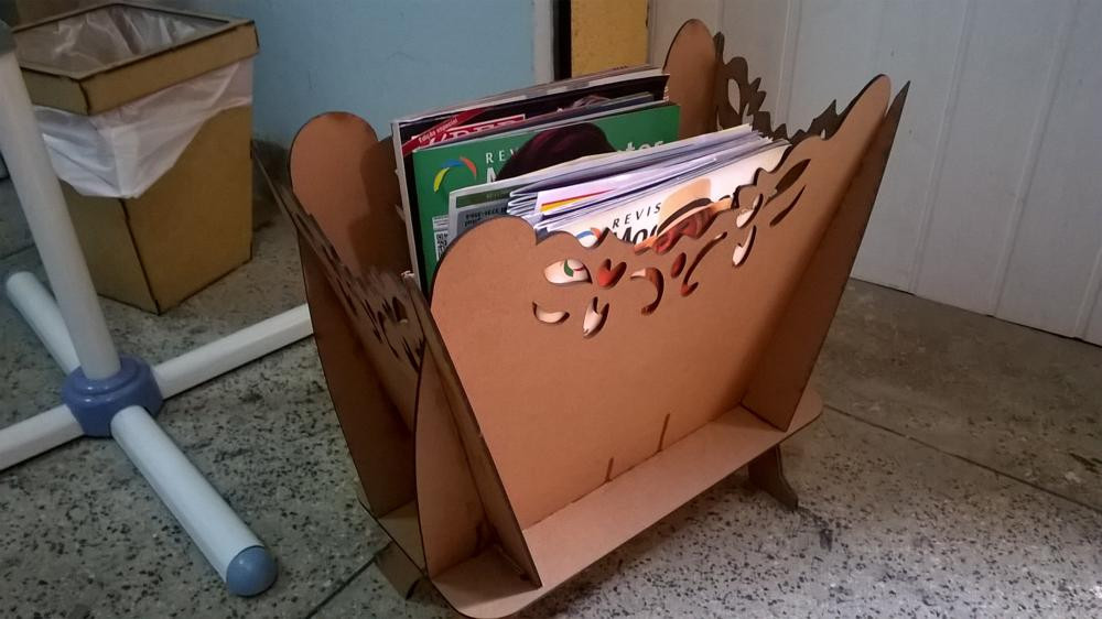 Laser Cut Magazine Holder