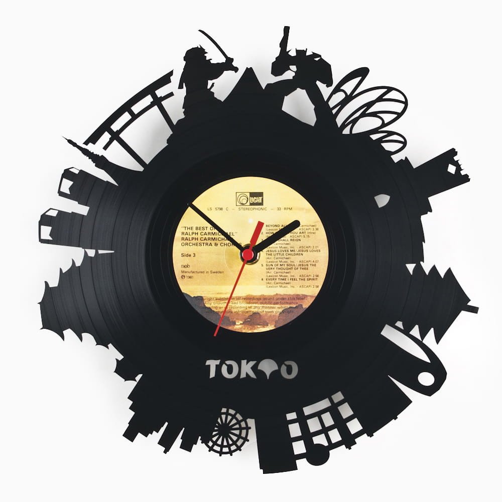 Laser Cut Tokyo Wall Clock