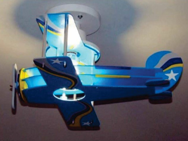 Laser Cut Airplane Light Fixture