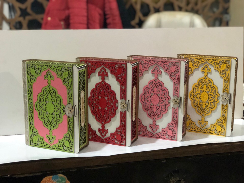 Laser Cut Decorative Wooden Book Box