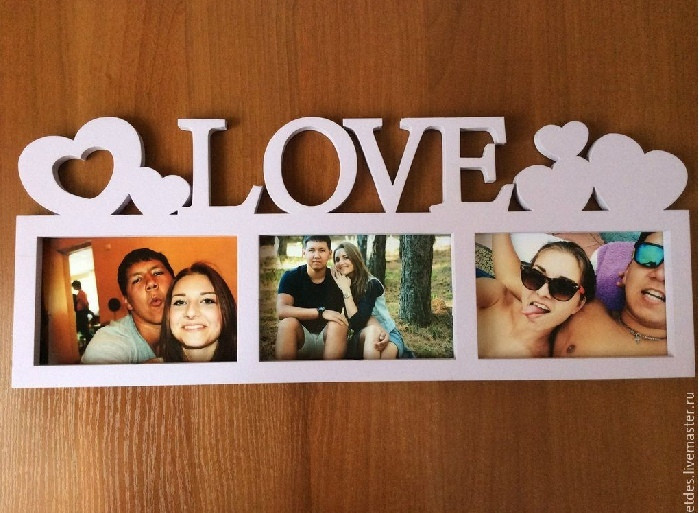 Laser Cut Love Photo Frames