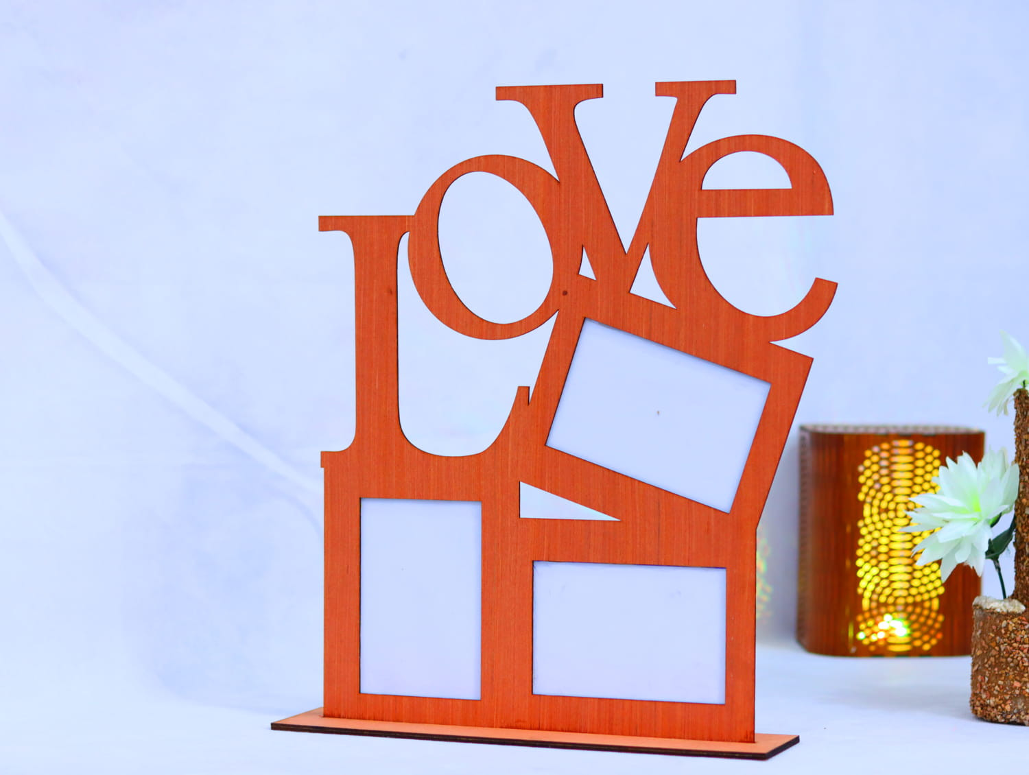 Laser Cut Love Picture Frame