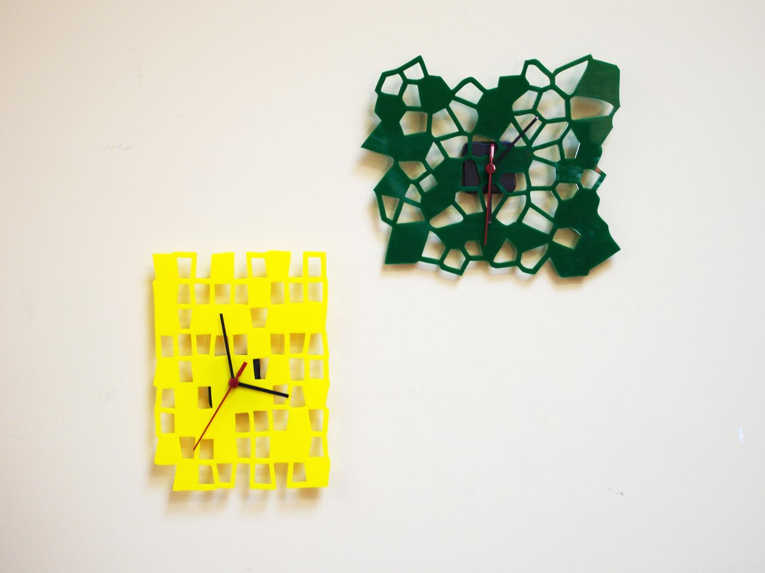 Laser Cut Decorative Acrylic Clocks