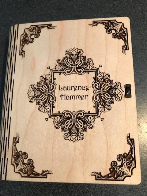 Laser Cut Booklet Book Cover Template