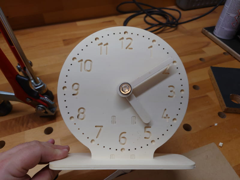 Laser Cut Kids Teaching Clock