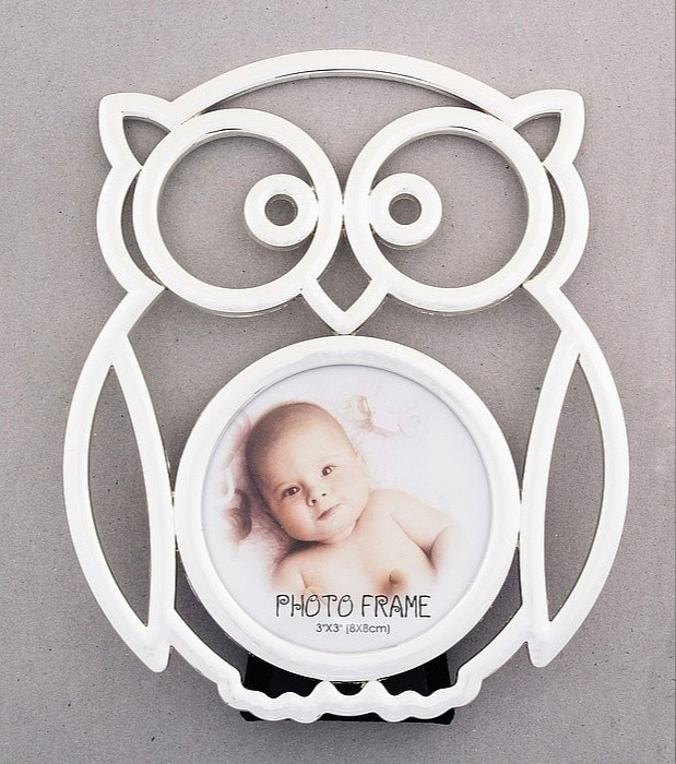 Laser Cut Owl Wooden Kids Photo Frame