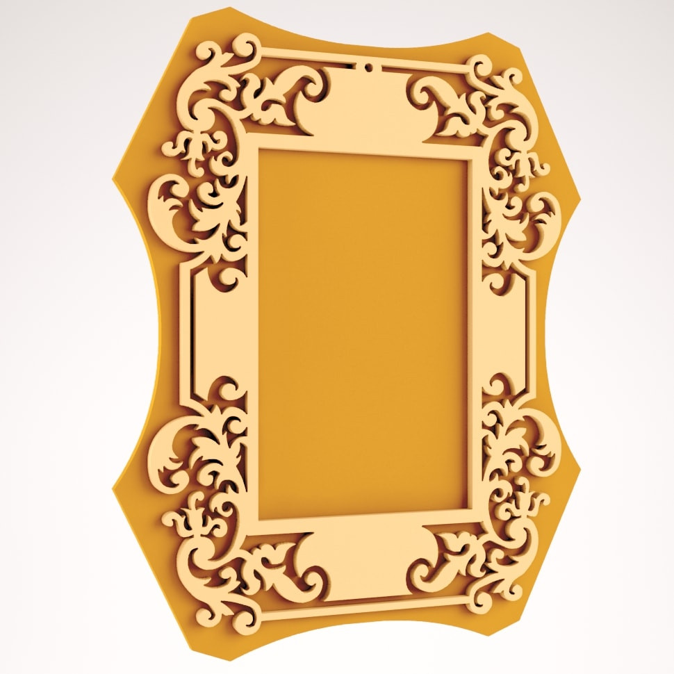 Laser Cut Elegant Wall Frame