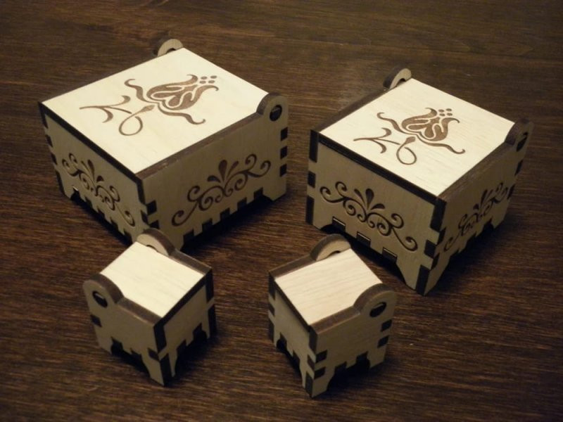 Laser Cut Trinket Box