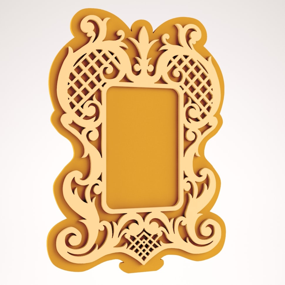 Laser Cut Mirror Frame Wall Decor