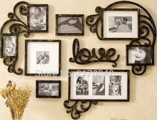 Love Picture Frame Set Wall Art Decoration