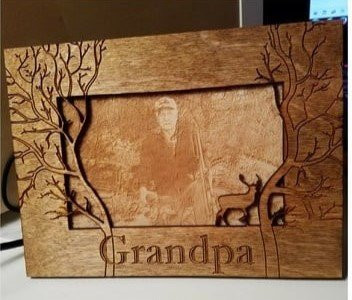 Laser Cut Father's Day Photo Frames