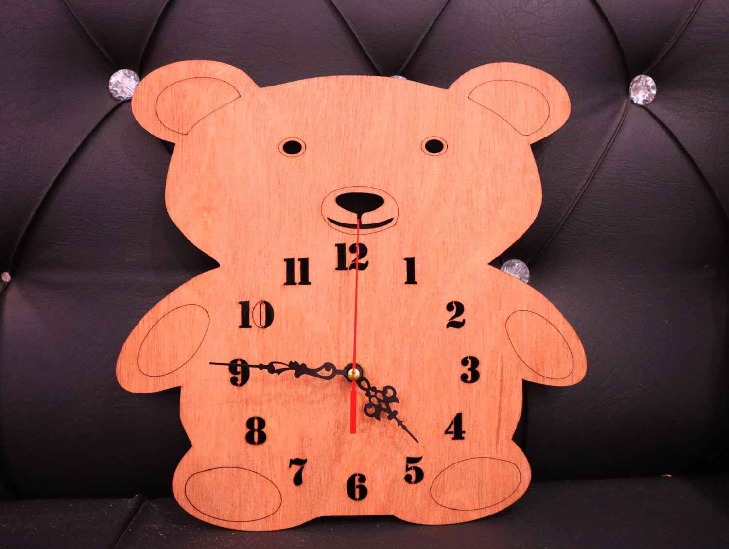 Laser Cut Teddy Bear Clock