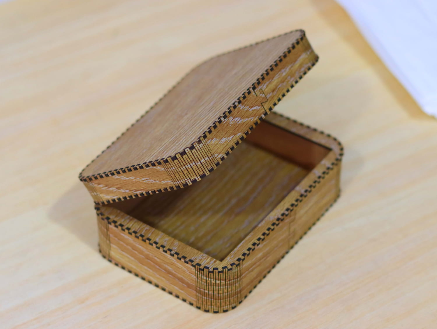 Laser Cut Rectangle Jewelry Box