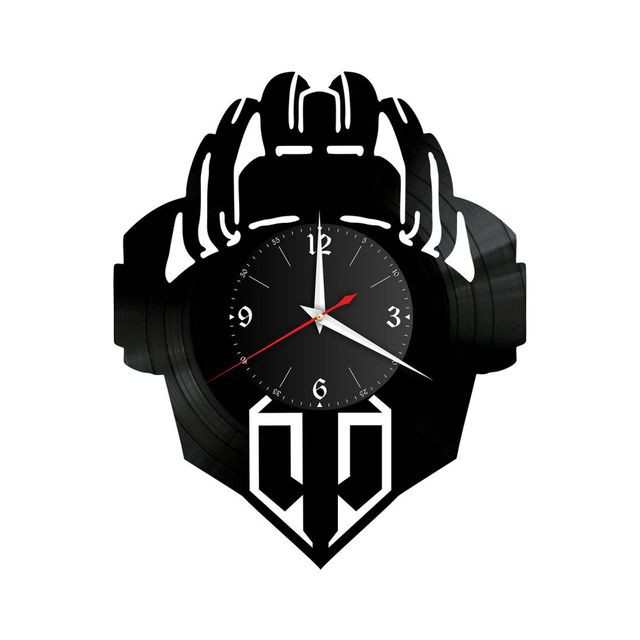 Laser Cut World Of Tanks Vinyl Clock